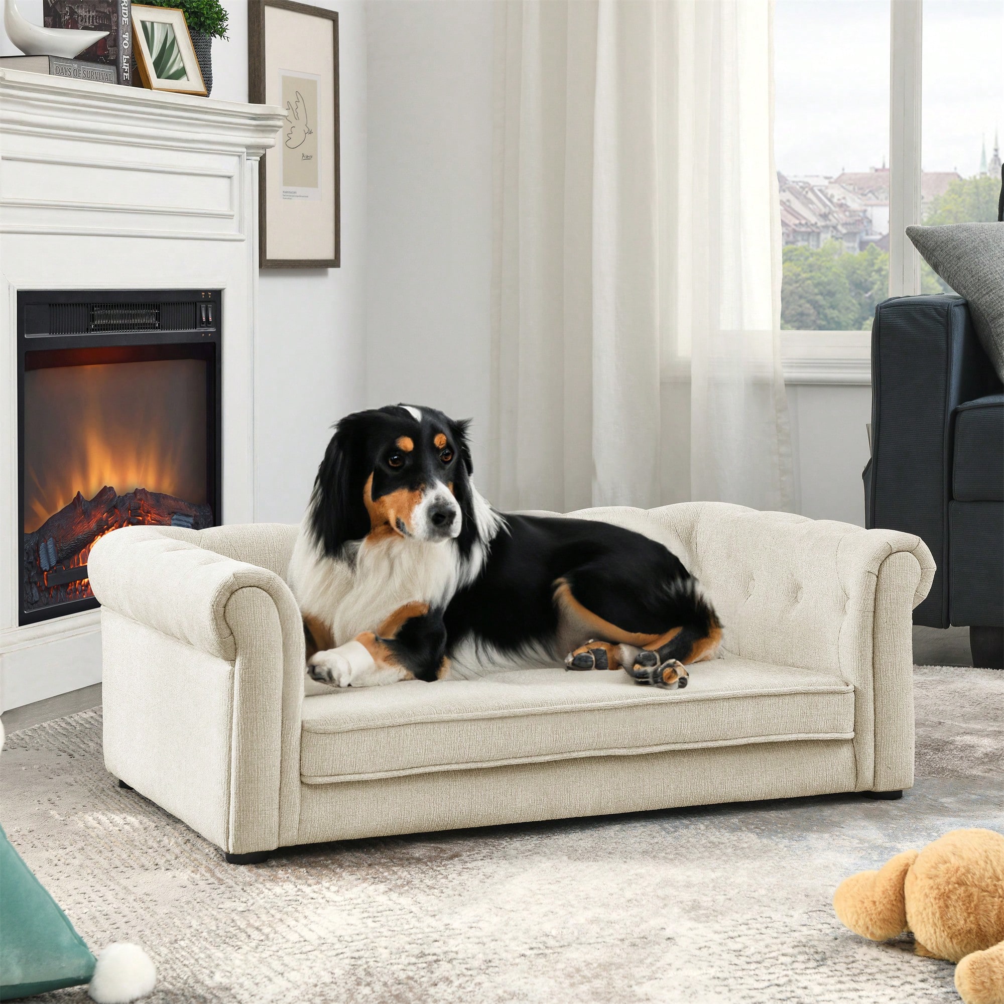 Elegant Rectangle Dog Bed For Medium And Large Dogs